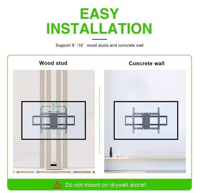 Commercial Electric Full Motion Wall Mount for 32 in. to 90 in. TVs