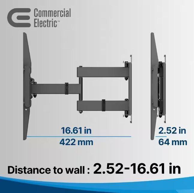 Commercial Electric Full Motion Wall Mount for 32 in. to 90 in. TVs