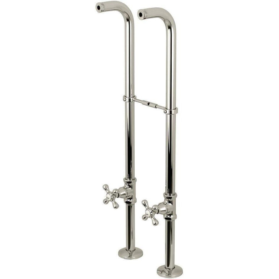 Kingston Brass CC266S6AX Freestanding Supply Line Package, Polished Nickel - Like New