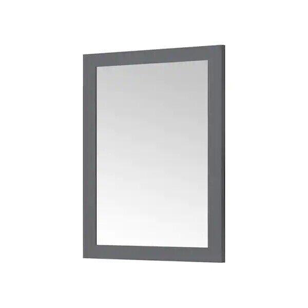 Home Decorators Sonoma 22” W x 30” H Rectangular Bathroom Mirror Dark Charcoal