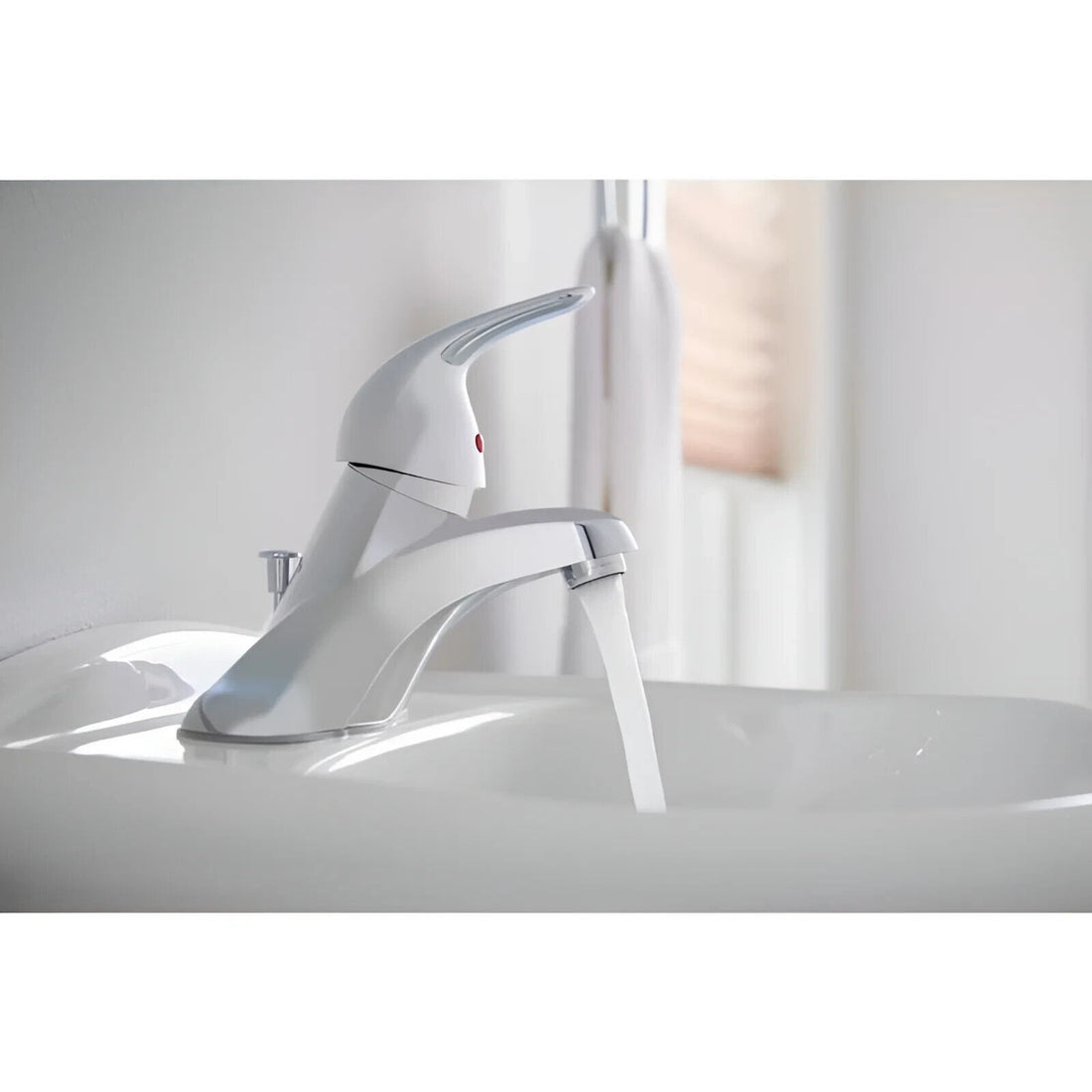 Moen Adler One-Handle Low Arc Bathroom Faucet - Chrome (WS84503) - Like New