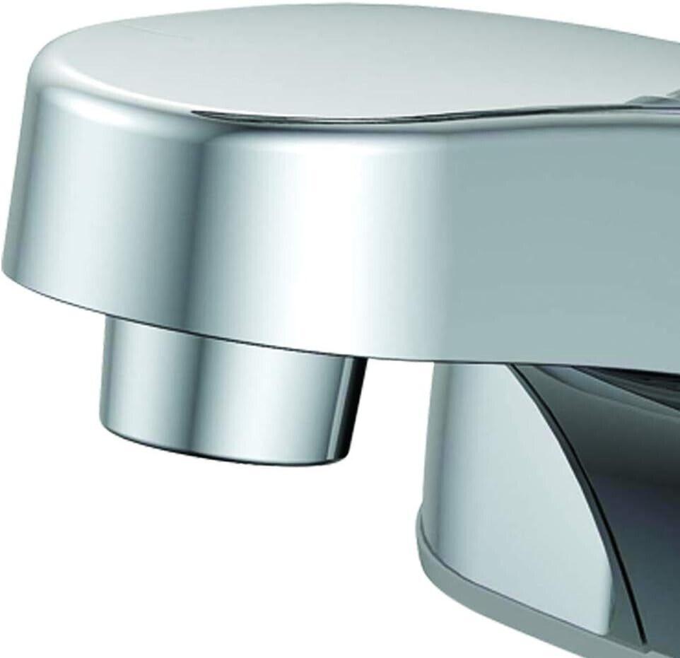 EZ FLO Prestige Bathroom Faucet Chrome 1-Handle Low Arc Centerset 10090LF