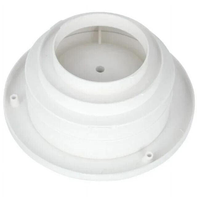 Everbilt- 4 in. to 6 in. Soffit Exhaust Vent, White