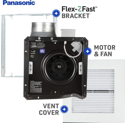 Panasonic FV-30VQ3 WhisperCeiling 290 CFM Ceiling Bathroom Exhaust Fan - Like New