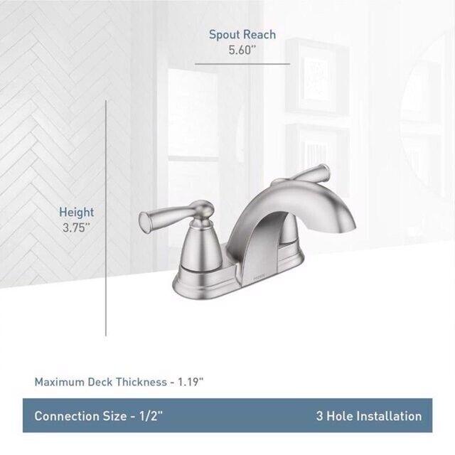 Moen 84942SRN Bathroom Faucet - Brushed Nickel