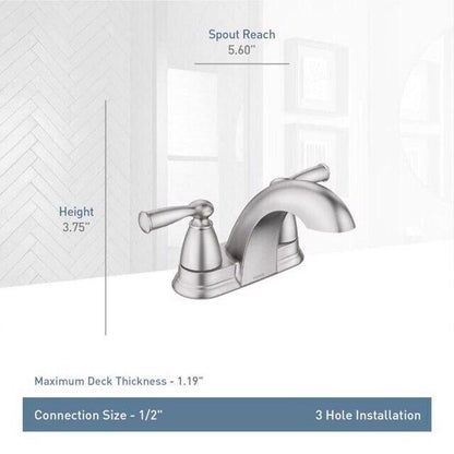 Moen 84942SRN Bathroom Faucet - Brushed Nickel