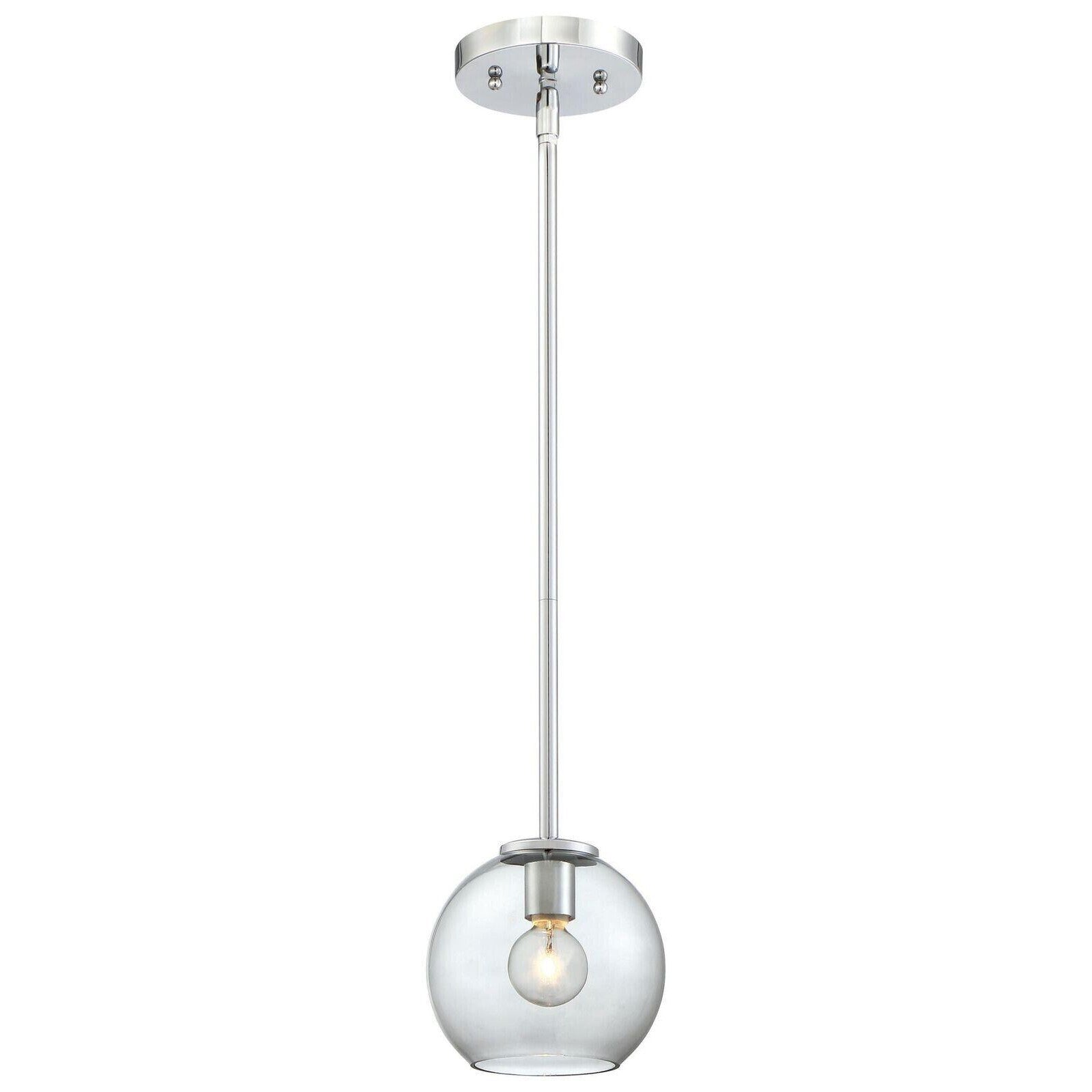 Kovacs P1840-077 Chrome 1-Light Mini Pendant From The Exposed Collection - Like New