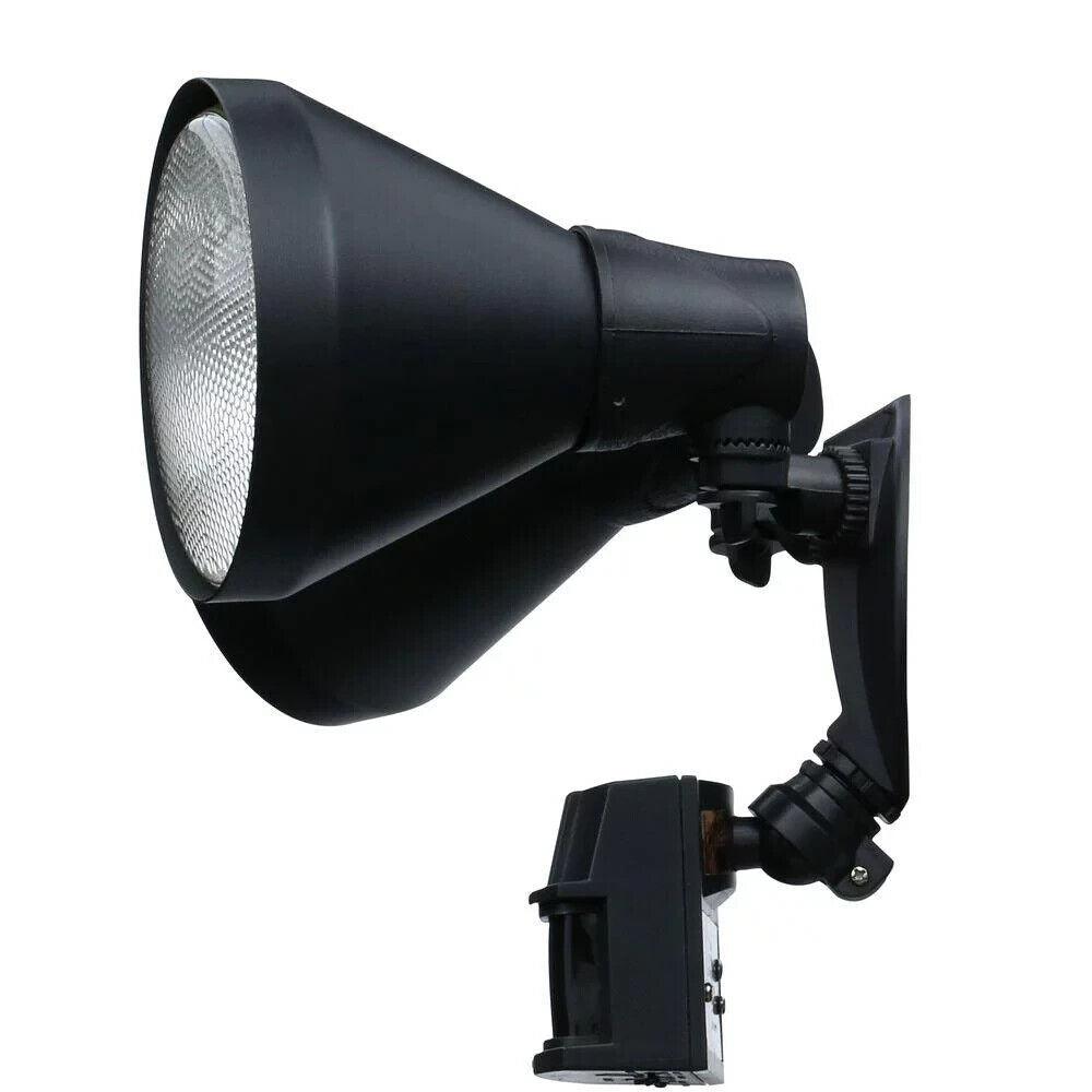 Defiant 180 Degree Black Motion-Sensing Outdoor Security Light - Like New