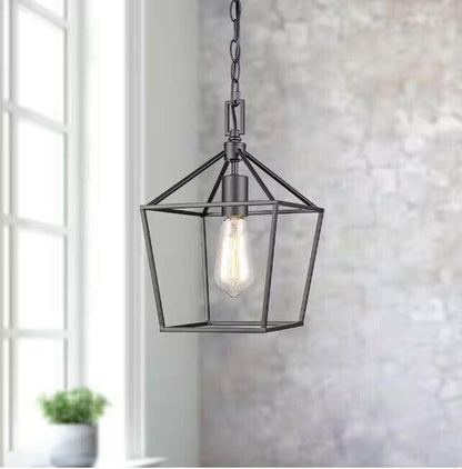 Home decorators collection Weyburn 1-Light Bronze Farmhouse Mini Pendant Light