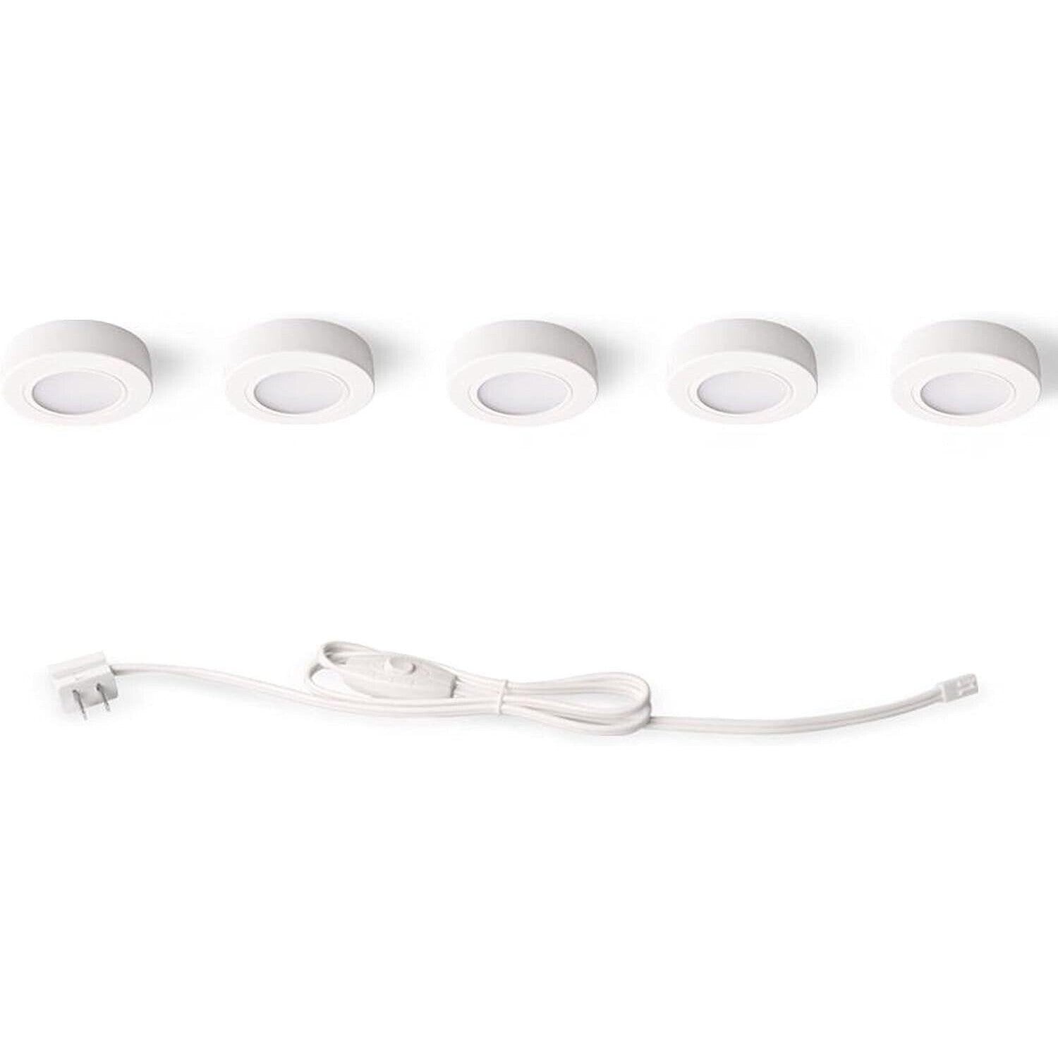  White Puck Light Kit