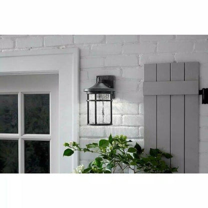 Home Decorators Collection Westbury 11 in Aged Iron Large LED Outdoor Wall Light - Like New