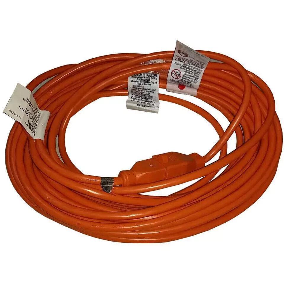 HDX Indoor Outdoor Extension Cord 50 ft 16/3 Light Duty Orange 3-Prong Plug