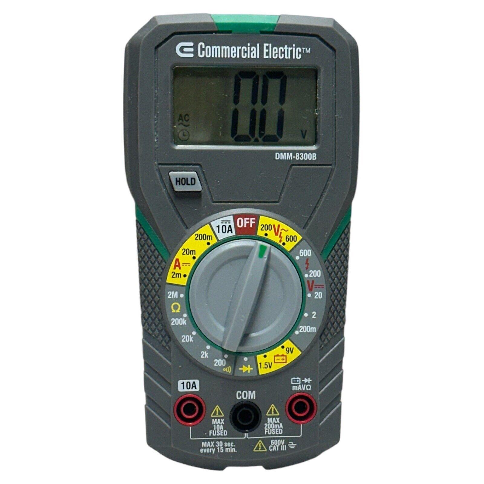 Commercial Electric Manual-Ranging Digital Multi-Meter - Very Good