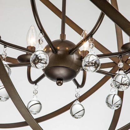 Arvard 8 - Light Dimmable Globe Chandelier See More by Williston Forge