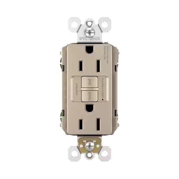 Legrand radiant 15 Amp GFCI Self Test Tamper Resistant Decorator Duplex Outlet