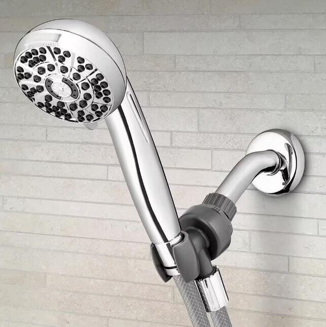 Waterpik XAS-643E PowerPulse Chrome 6-Setting Handheld Showerhead 1.8 GPM