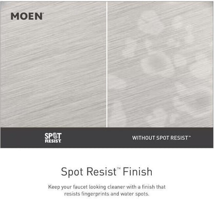 Moen WS84760SRN Genta Single-Handle Bathroom Faucet - Spot Resist Brushed Nickel