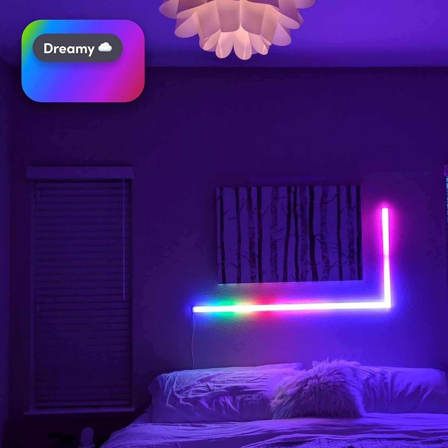 LIFX 12 in. Multi-Color Smart Wi-Fi LED 6X Beam Light Kit and Corner