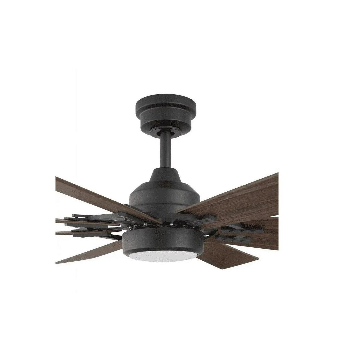 Home Decorators Makenna DC 60 in. Color Changing LED Matte Black Ceiling Fan - Like New