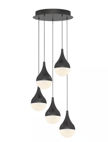 LED Black Pendant Light