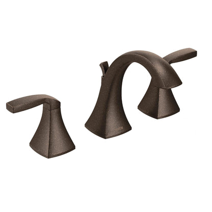 MOEN Voss T6905ORB Widespread 2-Handle High-Arc Bathroom Faucet Trim Kit in Oil Rubbed Bronze (Valve Not Included)