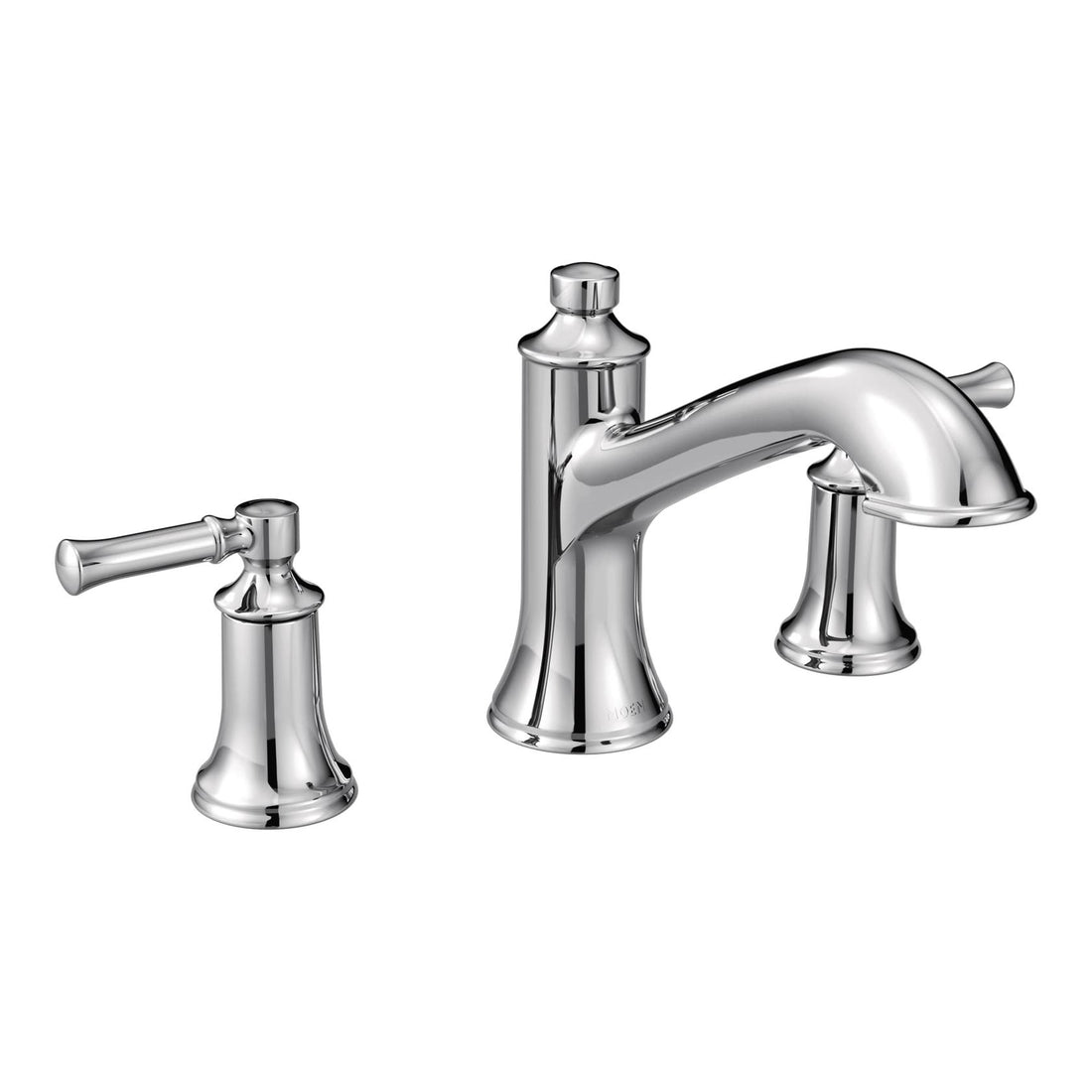 MOEN Dartmoor T683 Two handle Deck-mount Roman Low-arc Bathtub Faucet in Chrome