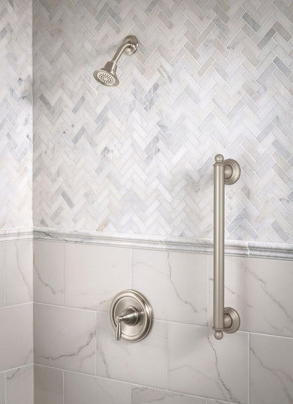 MOEN Brantford T2153EPBN Single-Handle 1-Spray Posi-Temp Tub and Shower Faucet Trim Kit in Brushed Nickel (Valve Not Included)