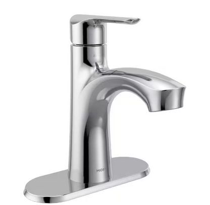 Moen Findlay 84516 Single-Handle Single-Hole Bathroom Faucet in Chrome