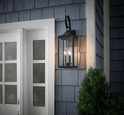 Decorators Havenridge 23.2&quot; 3-Light Espresso Bronze Outdoor Wall Lantern Sconce