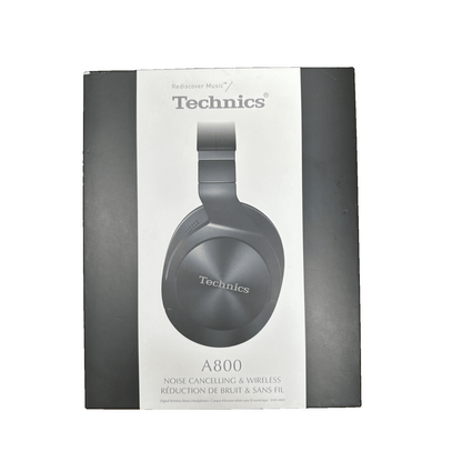 Technics EAH-A800-S Wireless Noise Cancelling Headphones Black - Very Good