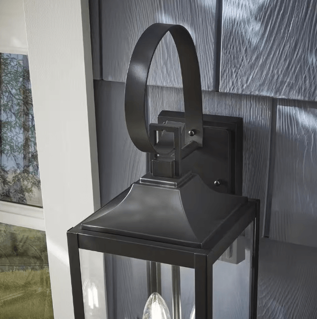 Decorators Havenridge 23.2&quot; 3-Light Espresso Bronze Outdoor Wall Lantern Sconce