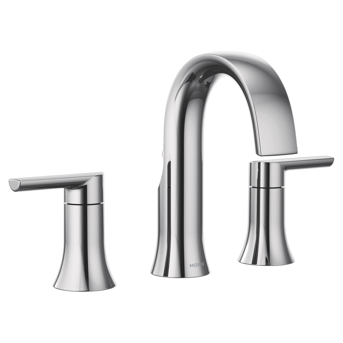 MOEN Doux TS6925 Widespread 2-Handle Bathroom Faucet Trim Kit in Chrome (Valve Not Included)