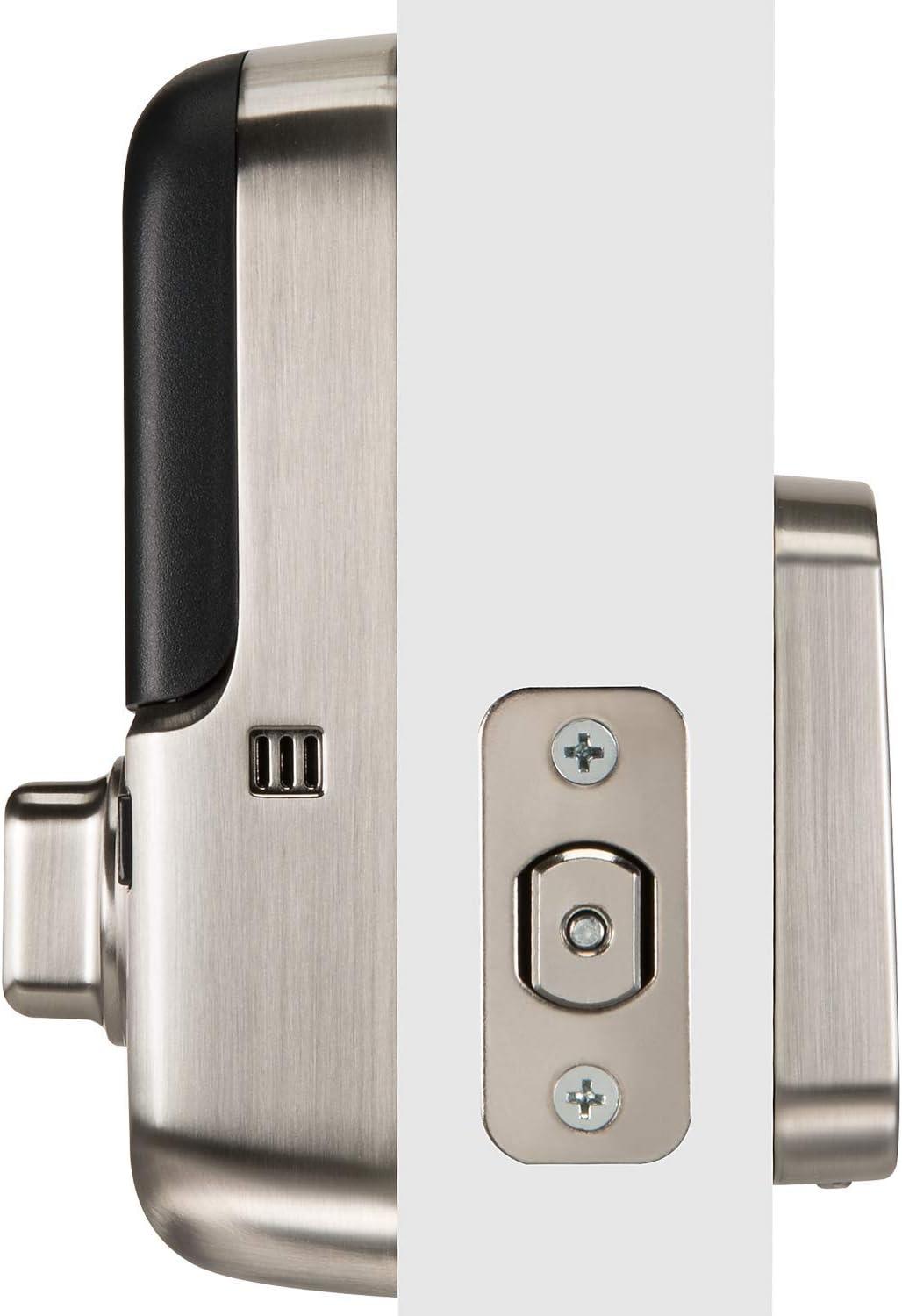 Yale Security Deadbolt Lock, Satin Nickel Keyless Non-Connected Entry Door Lock with Digital Keypad Touchscreen for Code Entry, ‎YRD652-ZW3-619