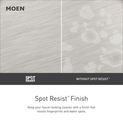 MOEN Graeden 82137SRN Magnetix 1-Handle Bathtub and Shower Faucet in Spot Resist Brushed Nickel (Valve Included)
