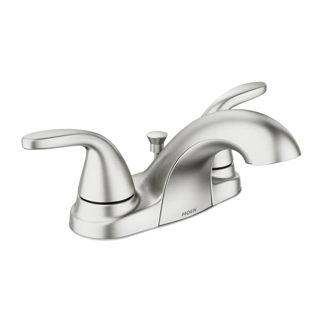 MOEN Adler 84603 Centerset Two Handle Low-Arc Bathroom Faucet in Chrome
