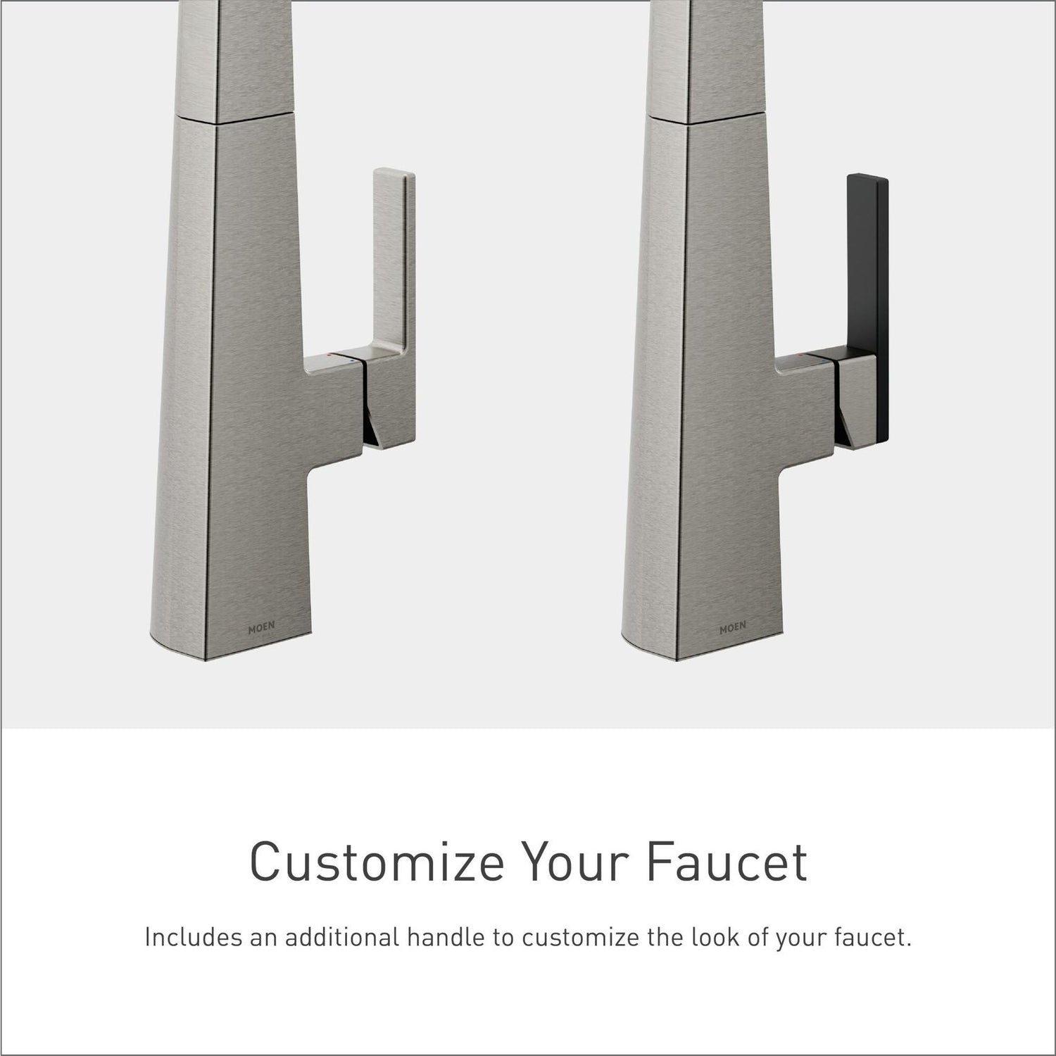 MOEN Nio S75005SRS Pull Down Sprayer Kitchen Faucet with 360 Degree Spout Swivel and Power Boost in  Spot Resist Stainless