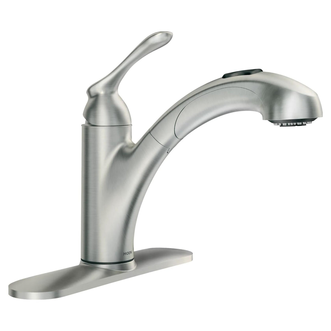 MOEN Weylon 87303SRS One-Handle Pullout Kitchen Faucet in Spot Resist Stainless