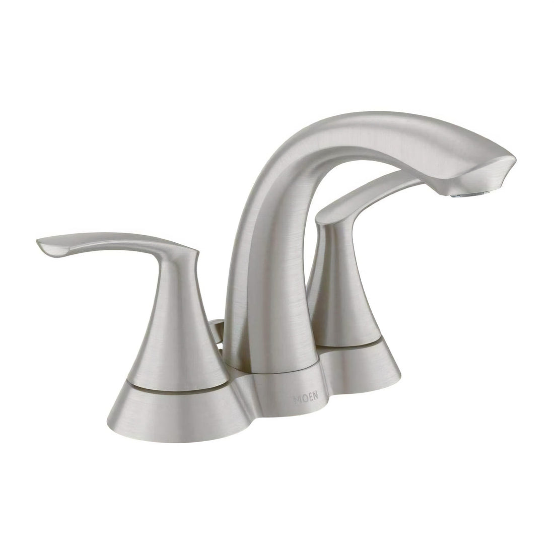 Moen WS84550SRN Darcy Centerset 2-Handle Bathroom Faucet in Spot Resist Brushed Nickel