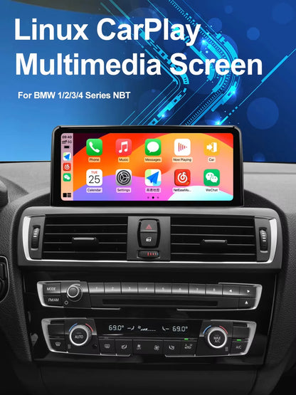 Touchscreen CarPlay Linux Head Unit for BMW F30 F31 F32 F33 F34 F36 F20 F21 NBT