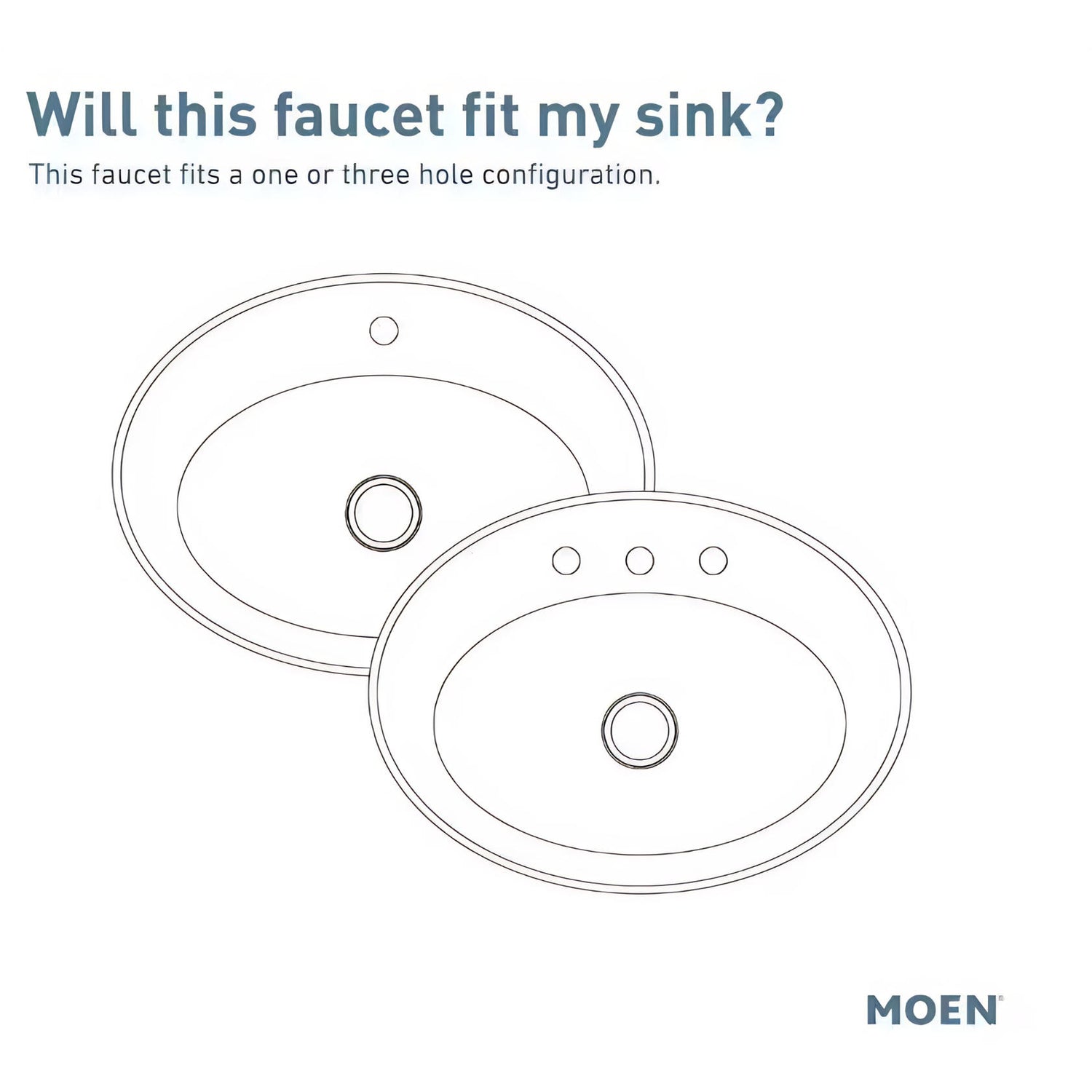 MOEN Glyde 6170 Single-Handle Single Hole Bathroom Faucet with Drain Kit Included in Chrome