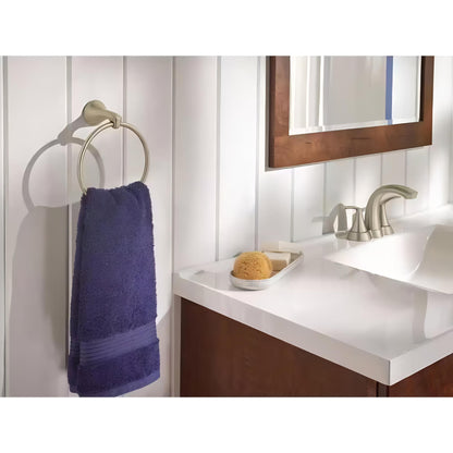 Moen WS84550SRN Darcy Centerset 2-Handle Bathroom Faucet in Spot Resist Brushed Nickel