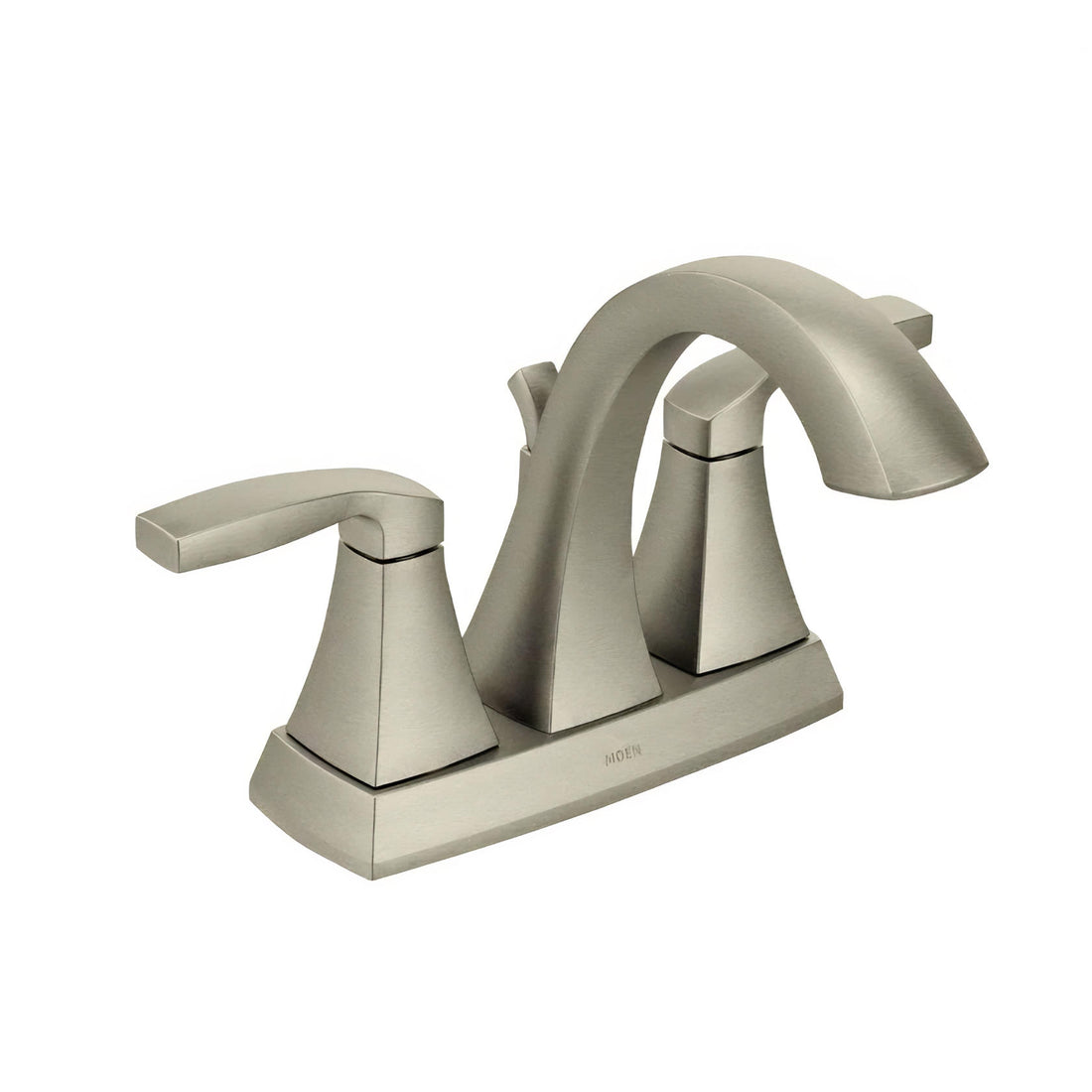 MOEN Voss 6901BN Centerset 2-Handle Bathroom Faucet in Brushed Nickel