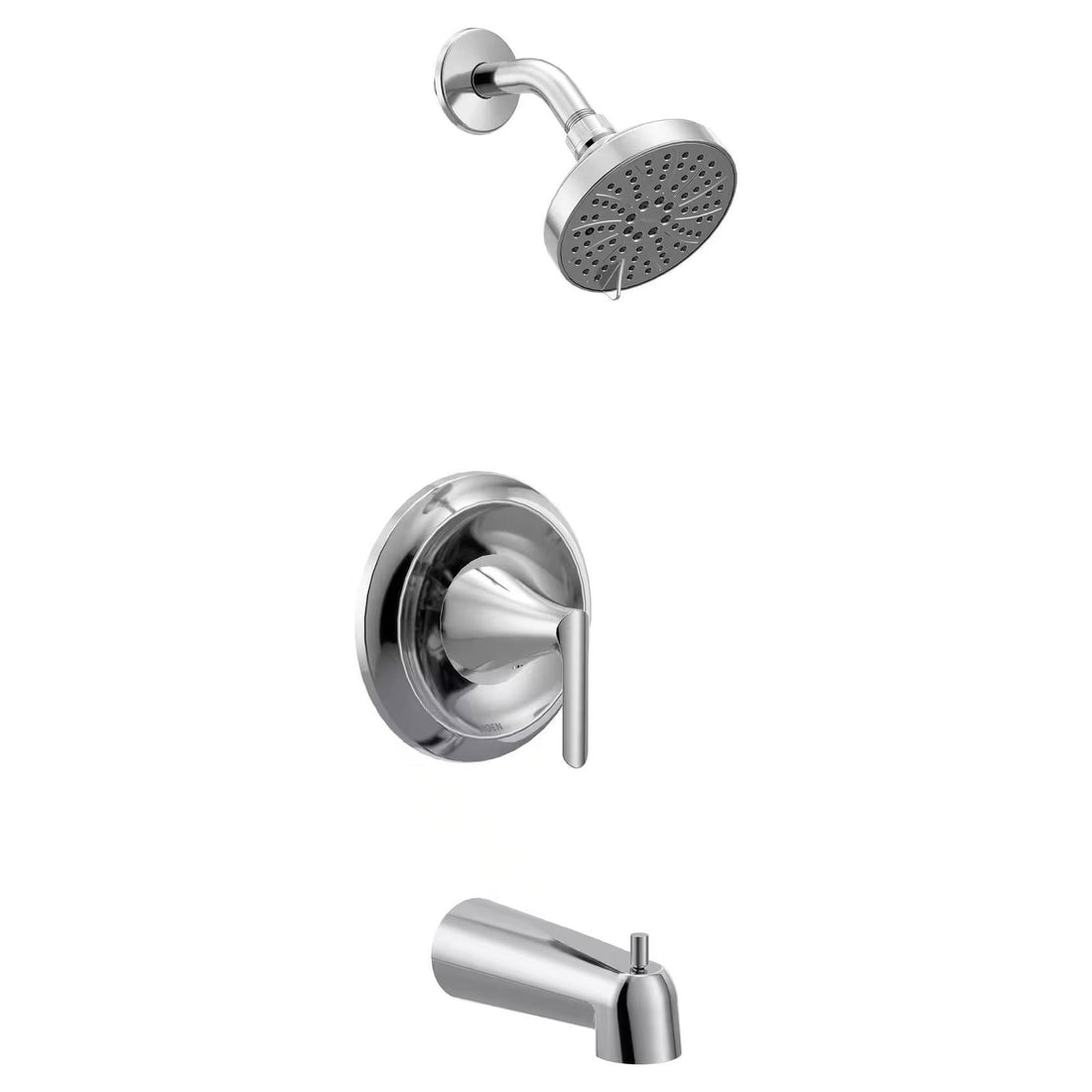 MOEN Findlay 82518 Single Handle 6-Spray Tub and Shower Faucet 1.75 GPM in Chrome (Valve Included)