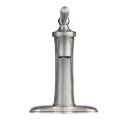 Moen Brantford 6600BN Single-Handle Single-Hole High-Arc Bathroom Faucet in Brushed Nickel (Valve Included)