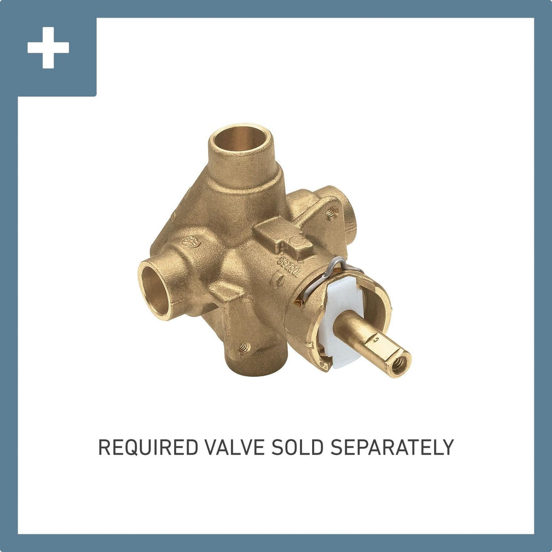 MOEN Voss T2693BG Posi-Temp Single-Handle Tub and Shower Faucet Trim Kit in Brushed Gold (Valve Not Included)