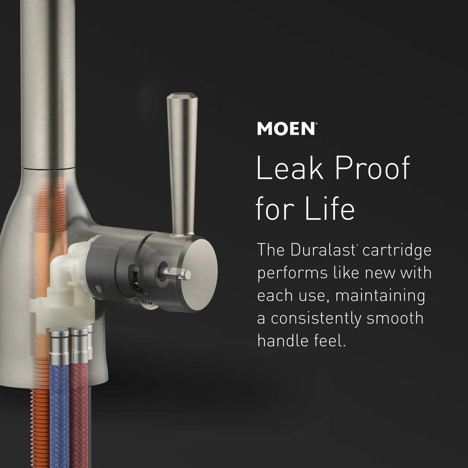 MOEN Essie Single-Handle Pre-Rinse Spring Pulldown Sprayer Kitchen Faucet with Power Clean in Matte Black