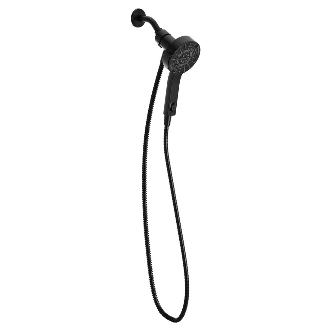 MOEN 230H2EPBL Handheld That Saves Hot Water 6 -Spray Handheld Shower Head in Matte Black