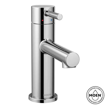 MOEN Align 6198 One Handle Single Hole Bathroom Sink Faucet with Deckplate Included in Chrome