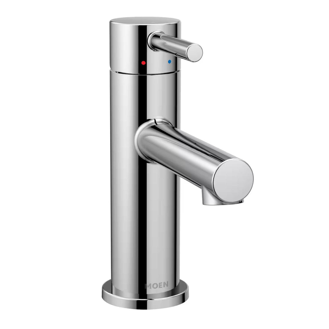 MOEN Align 6198 One Handle Single Hole Bathroom Sink Faucet with Deckplate Included in Chrome