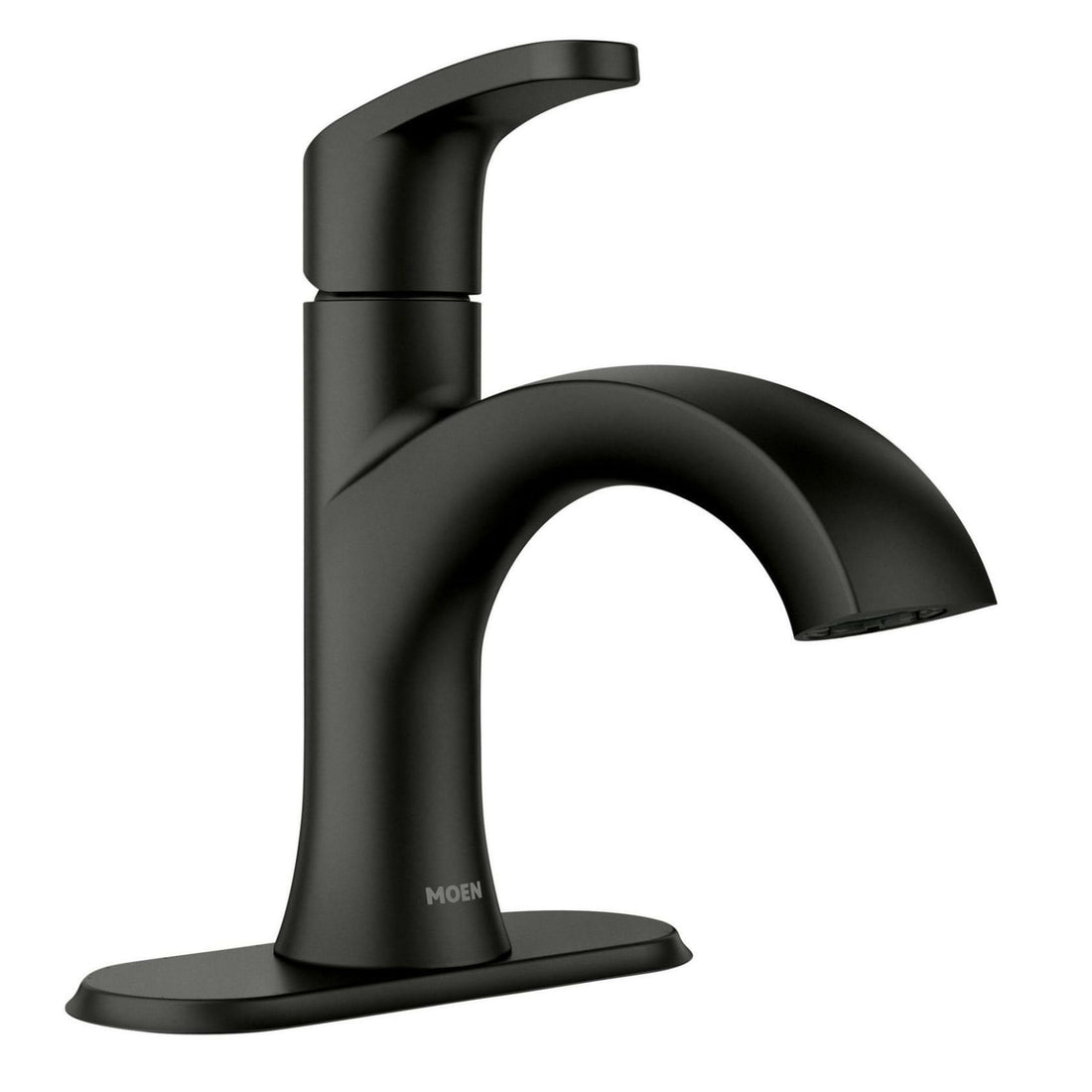 MOEN Karis 84346BL Single Hole Single Handle Bathroom Faucet in Matte Black